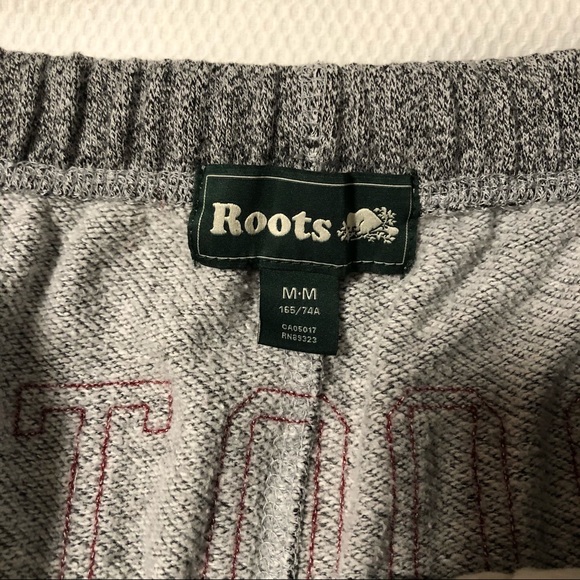 Roots womens boyfriend Sweat pant in RED - Picture 6 of 7